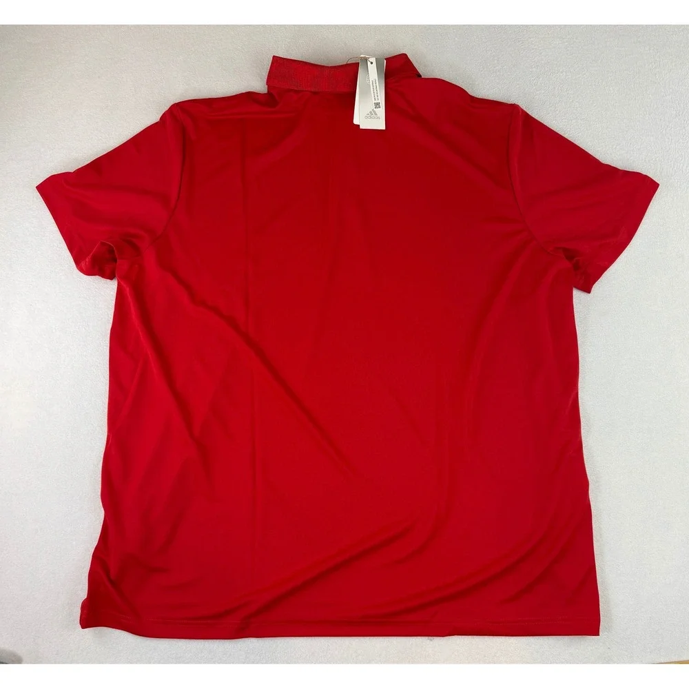 Adidas Performance Polo Lot Men's 3XL Pink Red Blue Golf Athletic Shirts‎ NWT